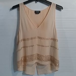 Bebe Embellished Tank Size S/P